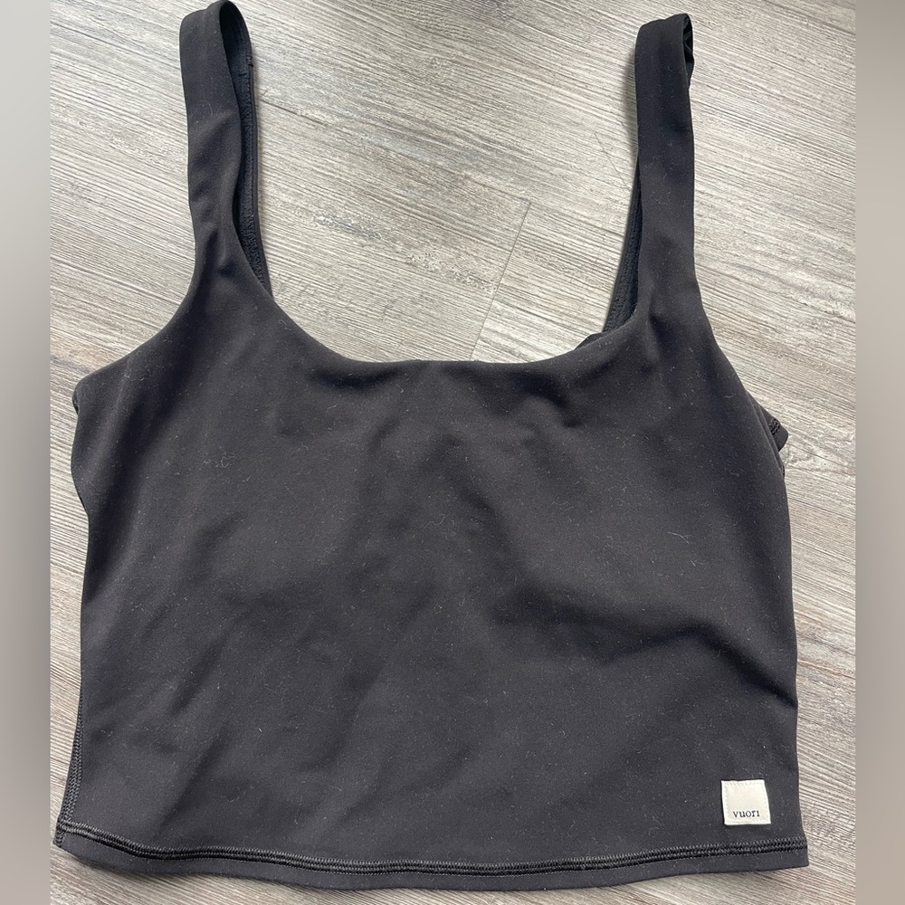 Vuori Daily Crop Top Black Size S